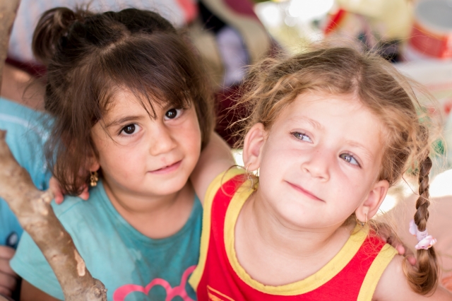děti uprchlíků v Iráku