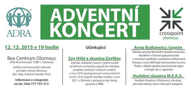 Adventní koncert Olomouc