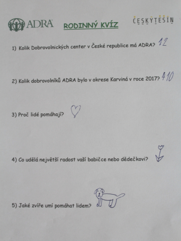 Kvíz ADRA
