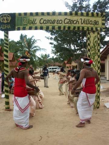 Česká vesnice v Tangalle na Srí Lance