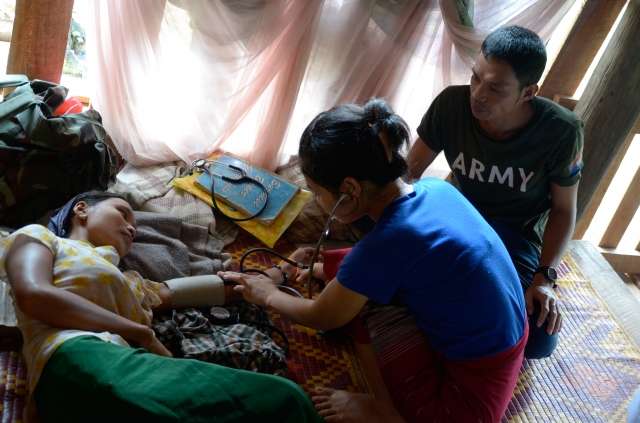 Mobilní zdravotnické kliniky v Barmě